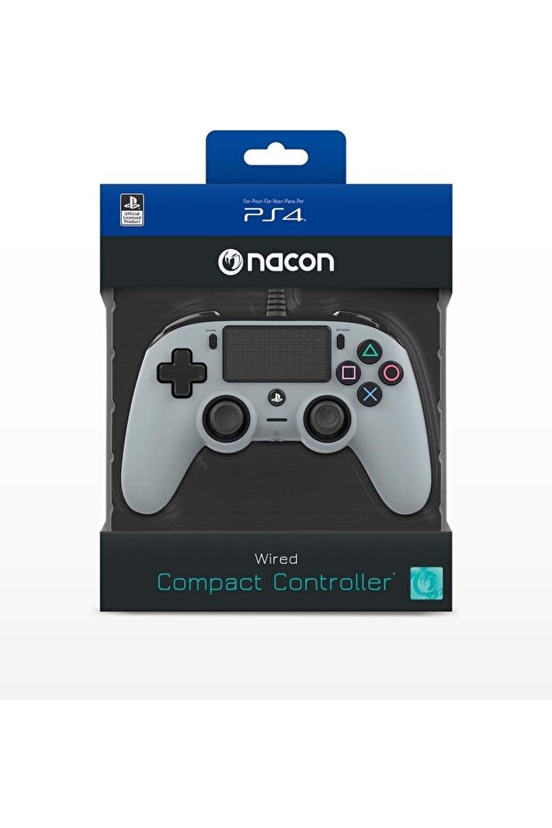 وحدة تحكم سلكية مدمجة لجهاز بلاي ستيشن 4 - رمادي - 2