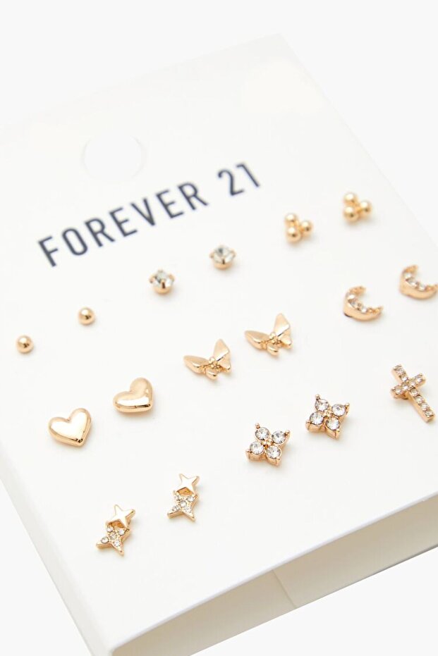 Rhinestone Küpe Seti - 2