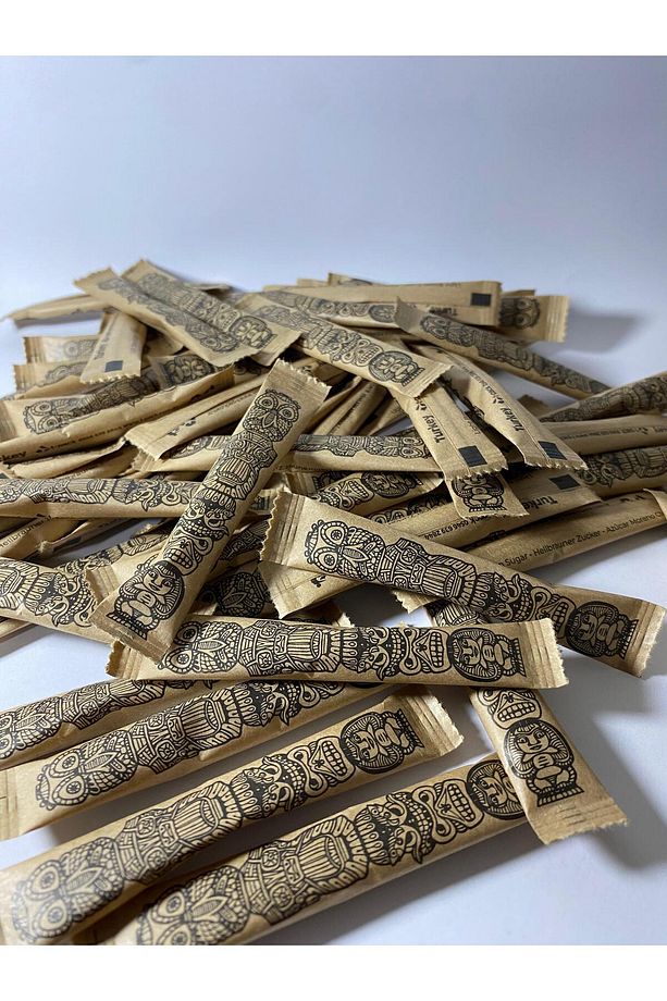 Özel Baskı Stick Toz Şeker - 3 kg (1000 Adet x 3 g) - 6