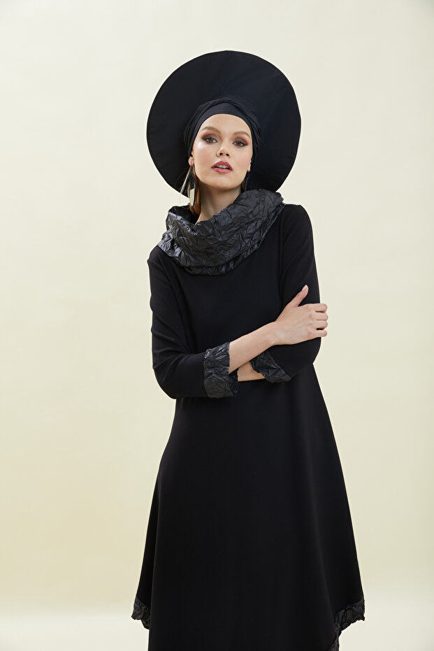 Kraş Detaylı Elbise - 3