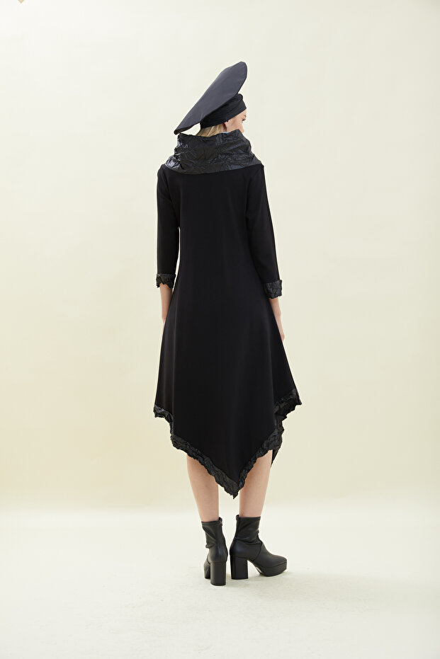 Kraş Detaylı Elbise - 2