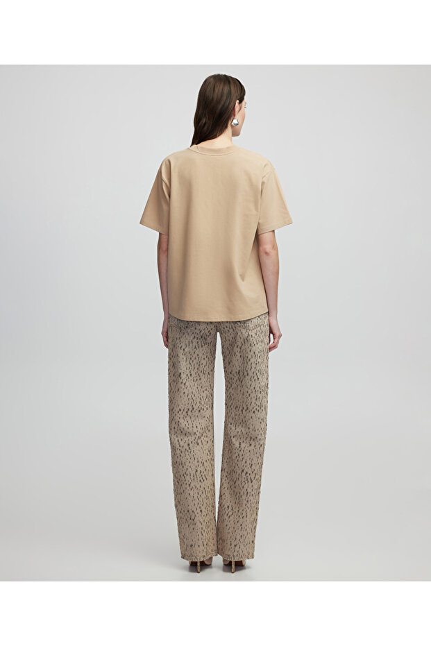 Bisiklet yaka basic tişört - 6