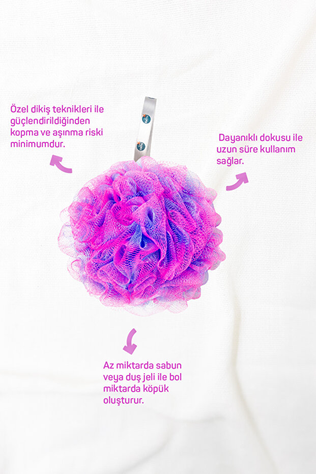 Banyo Lifi XXlarge Pembe-Mor - 4