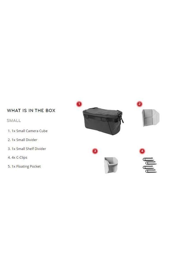 BCC-S-BK-2 Small Camera Cube V2 Omuz Çantası - 6