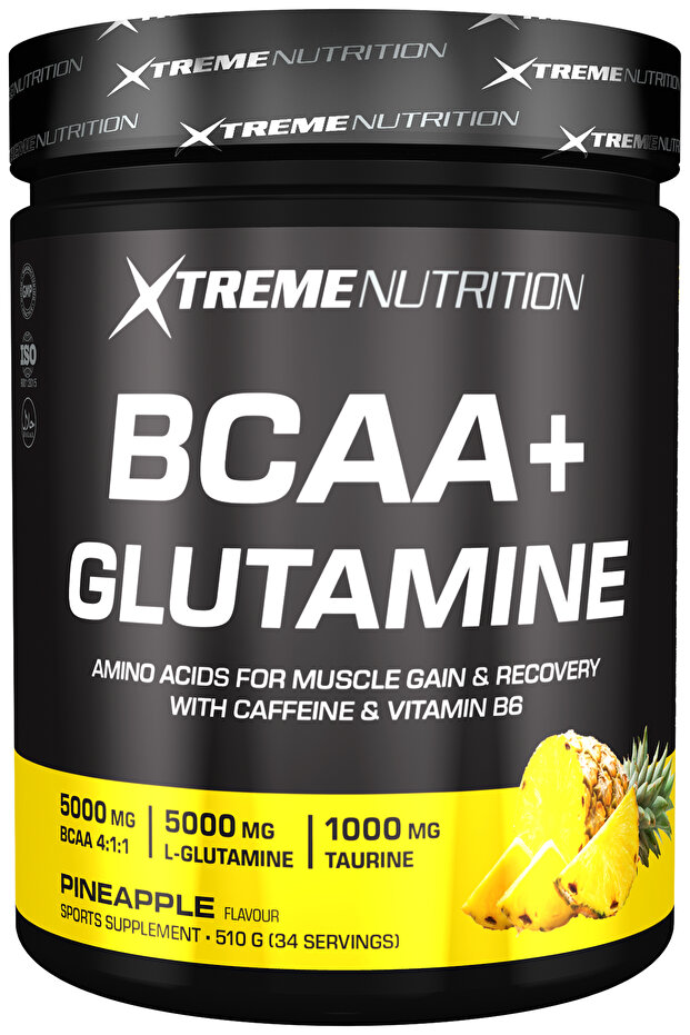 Xtreme Nutrition Bcaa Glutamine - 510 G - Ananas Aromalı - 34 Servis - Bcaa Glutamin Amino Asit
