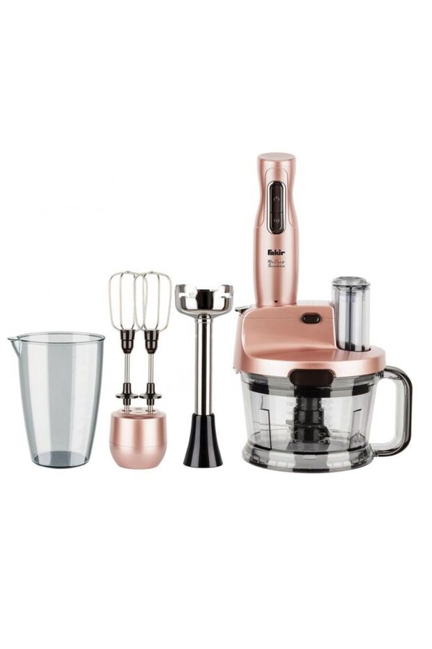 Domnul. Set blender Chef Quadro Set robot mixer trandafir 1000 Watt - 1