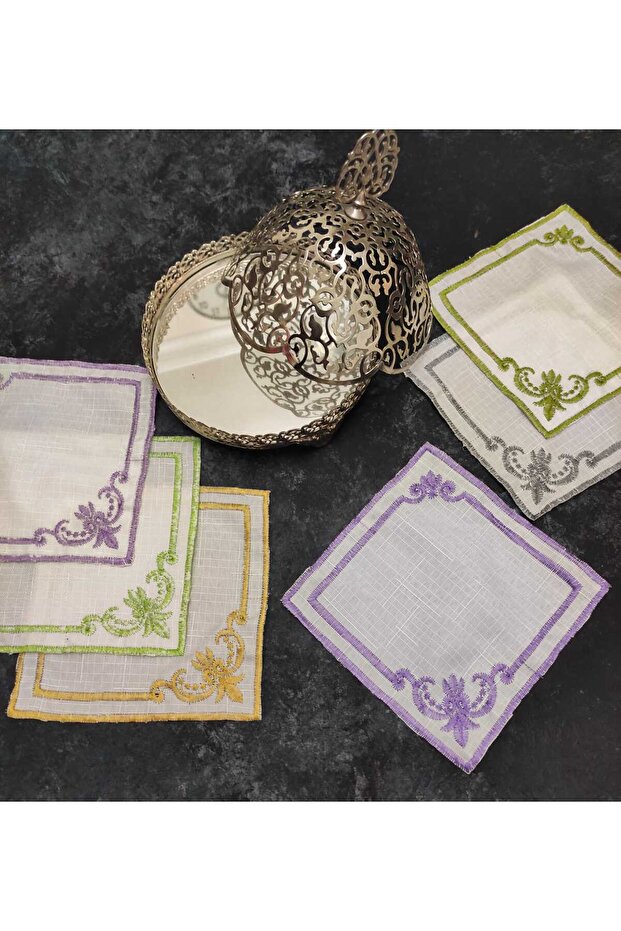 Presentation Napkin, Cocktail Napkin, Coffee Service Napkin, Coaster 6-Piece Presentation Napkin