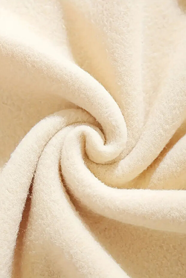 Kadın Bisiklet Yaka Basic Oversize Sweatshirt - 3