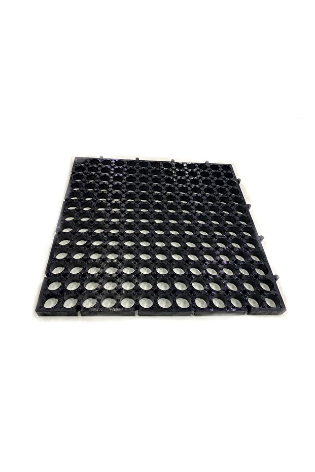 Kauçuk Paspas Altı Açık Lastik Kauçuk Petek Paspas 100 cm x 66 cm Kapı Önü dış mekan paspas 6 ADET - 2