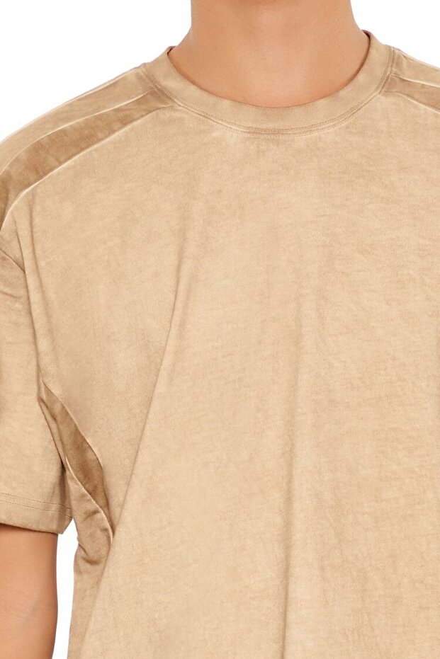 Omuz Paneli Tişört - 5