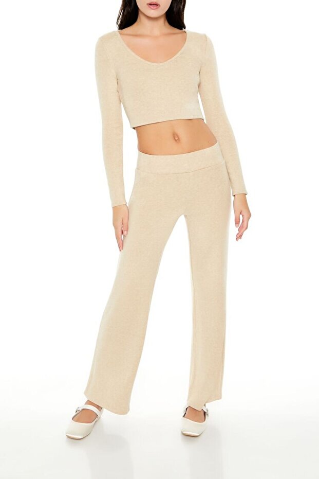 Dikişsiz V Yaka Tişört - 2