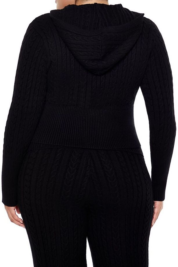 Plus Size Triko Hırka - 5