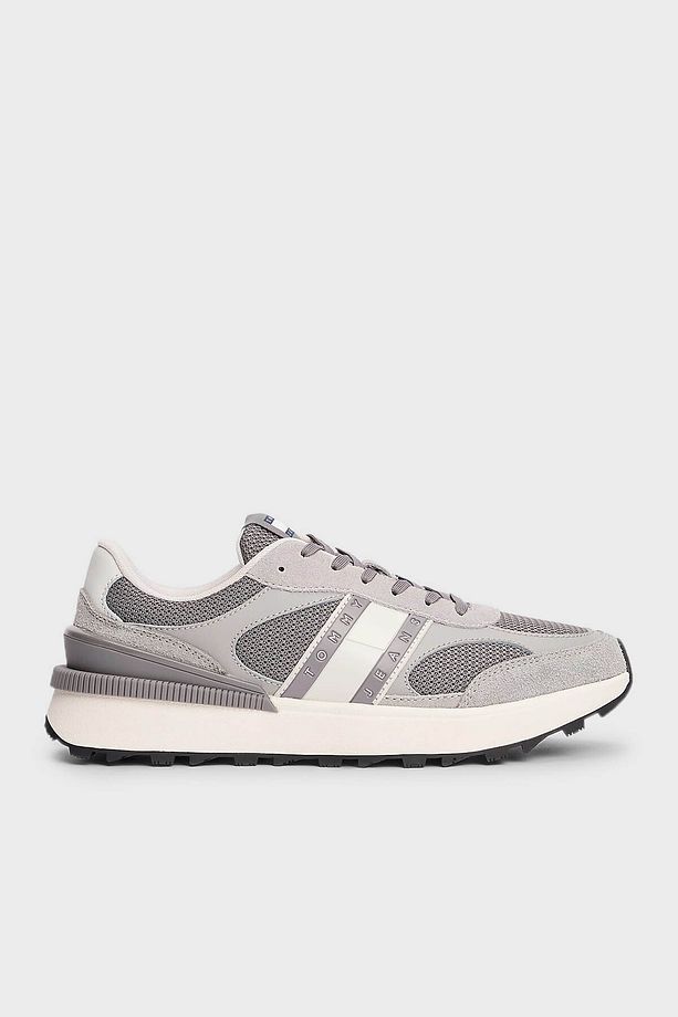Logolu Kalın Tabanlı Süet Sneaker Ayakkabı Erkek AYAKKABI EM0EM01537 PRZ - 1