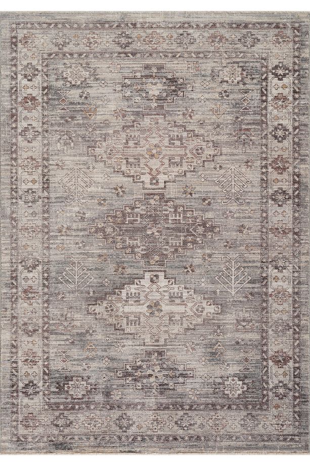KYRA Vintage Modern Retro Özel Pamuk dokuma %100 POLYESTER Salon Oturma Odası Halısı - 2