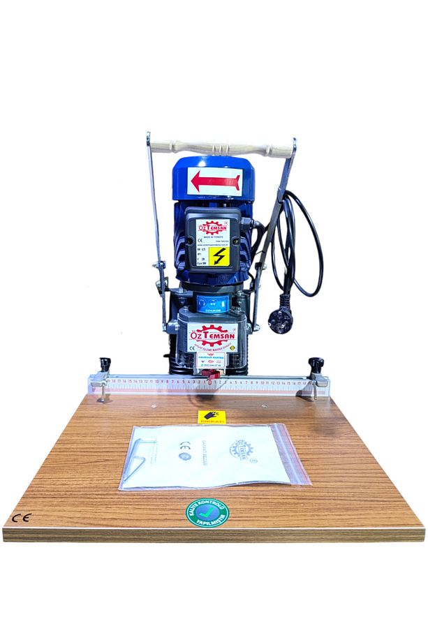 Tas Menteşe Yeri Açma Makinesi Türk Malı 1 Hp(ALÜMİNYUM DİŞLİ SİSTEMLİ ILK VE TEK) Özel Üretim - 3