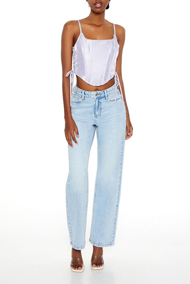 İp Bağlamalı Korse Askılı Üst - 4