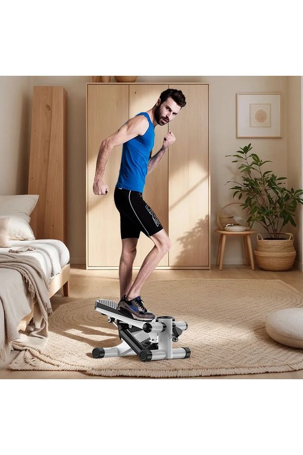 Egzersiz Spor Aleti Tırmanıcısı Cros Step Adım Bandı Step Direnç Bandı Ve Lcd Ekranlı Adım Egzersiz - 6