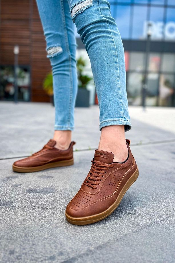 Ch157 Ckt Retro Erkek Ayakkabı Taba - 2