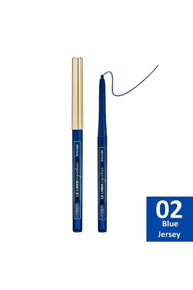 Le Linersignature 02 Blue Jersey - قلم تحديد العيون باللون الأزرق