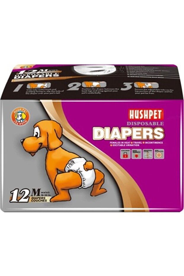 Dişi Köpek Bezi Medium 12'li