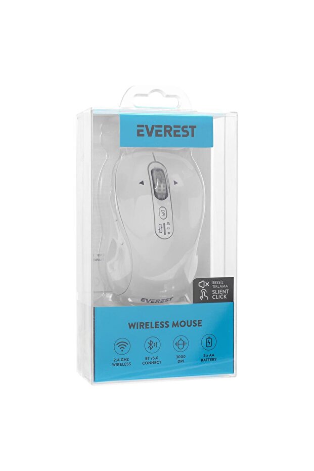 ETERNAL Usb Beyaz 2.4Ghz Kablosuz Mouse - 2