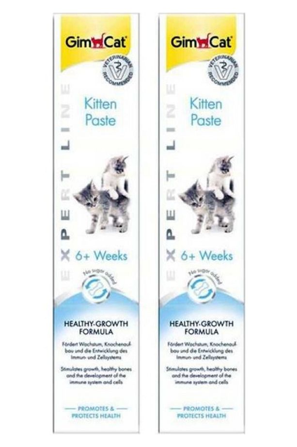 2 Adet Kitten Paste Yavru Kediler Için Kalsiyu Mlu Vitamin Macunu 50 gr X 2 = 100 gr - 1