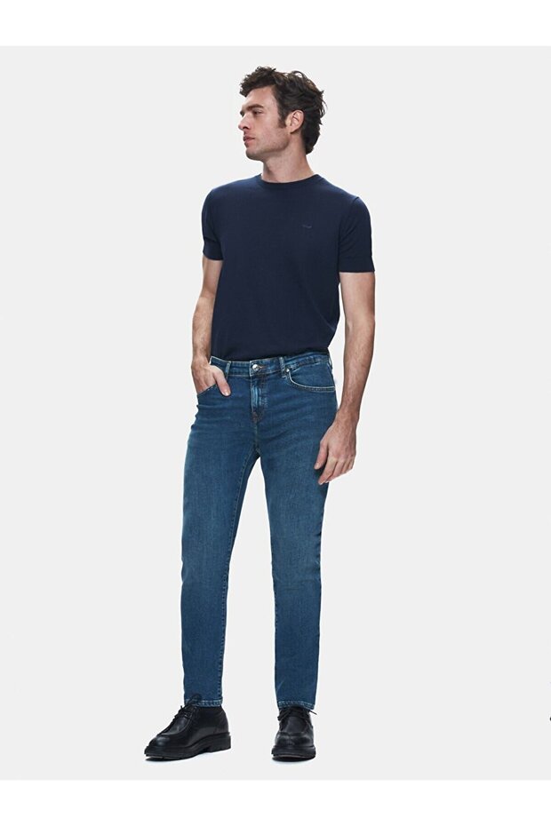 Joshua Skinny Leg Low Waist Jean Trousers