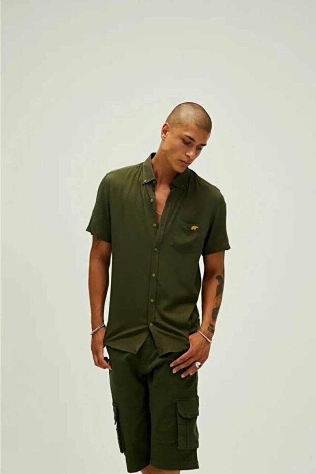 Frank Shirt Men's Shirt 22.01.30.001Khaki