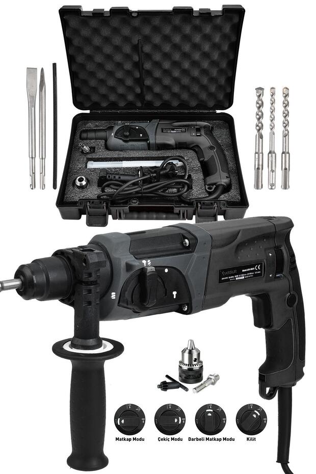 ASSUR 850W Darbeli Metal Şanzıman Kırıcı Delici Hilti Matkap