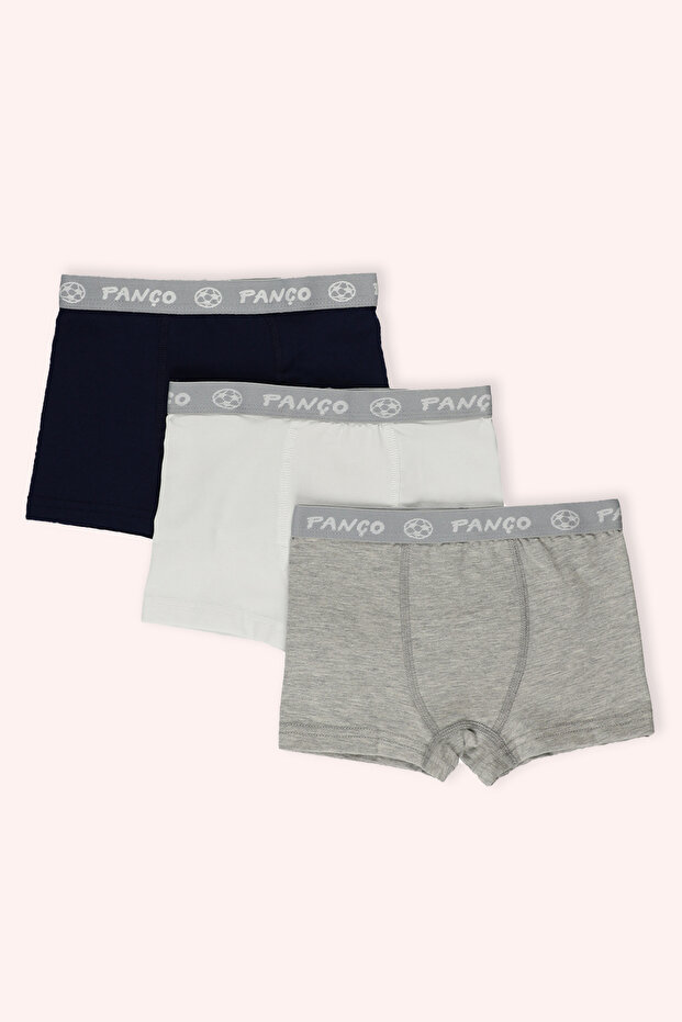 Boys' Colorful Basic 3-Pack Boxer - Underwear