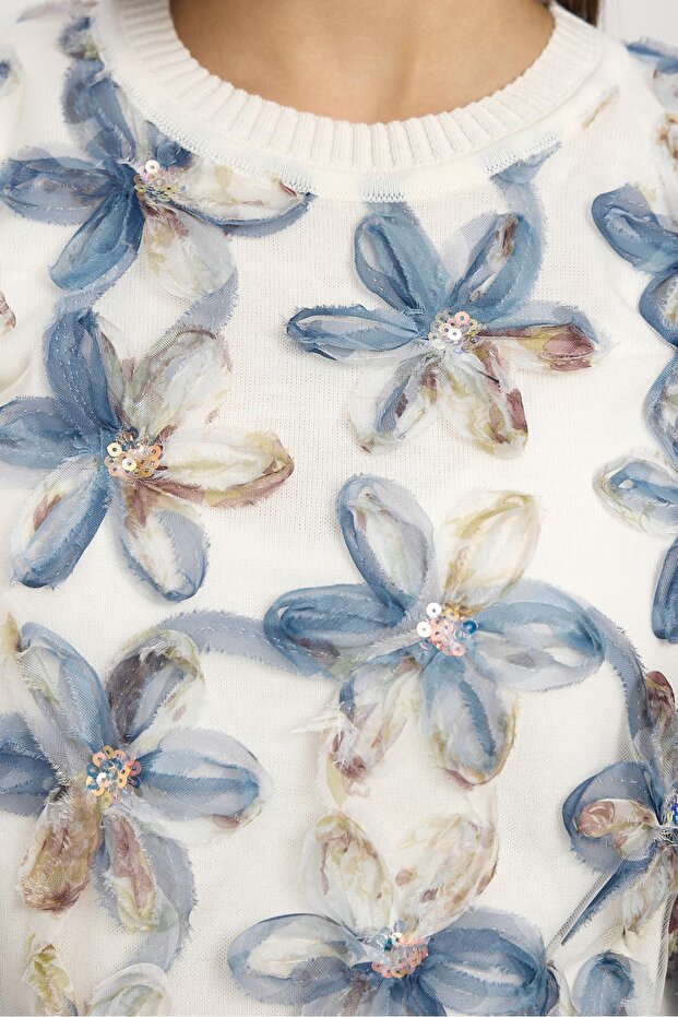 سترة منقوشة بالزهور موديل 6109 من إكرو - 4