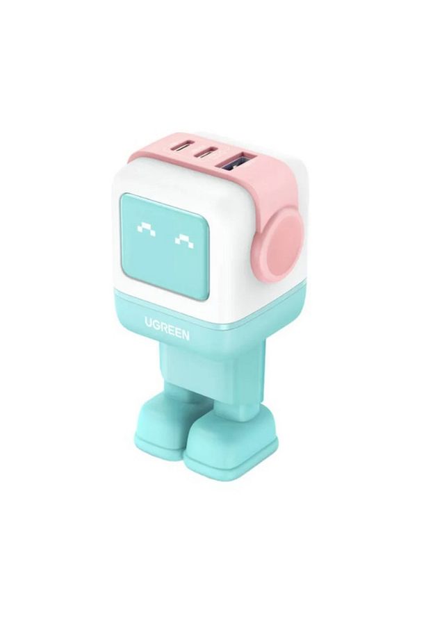 Nexode Uno 65w Robot Gan Hızlı Şarj Cihazı 2xusb-c, 1xusb-a, Renkli - 35855 - 1
