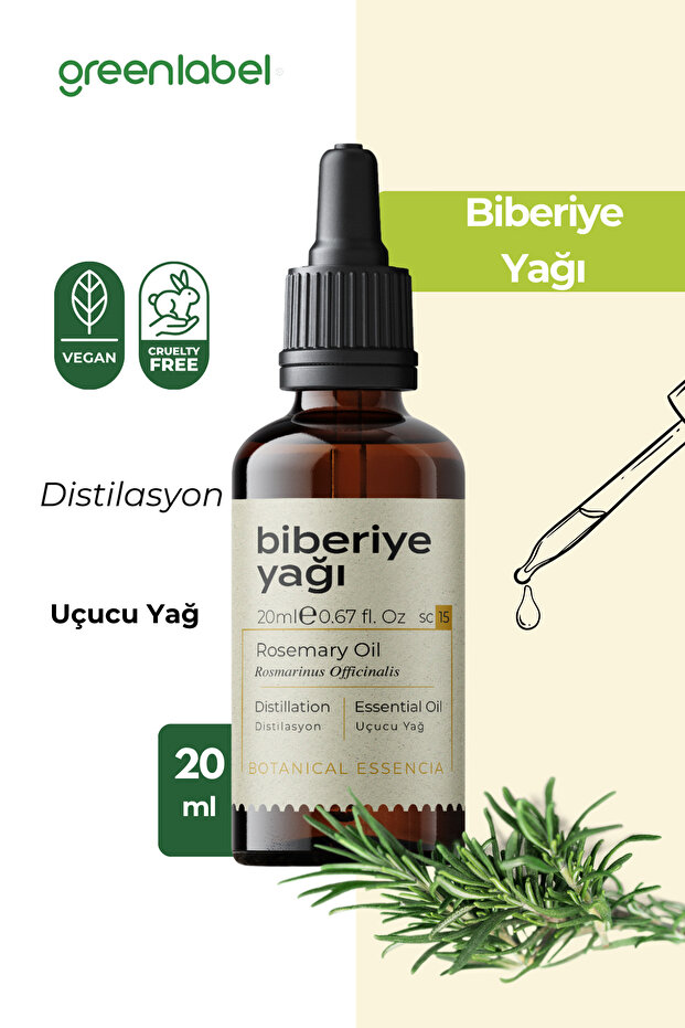Rosemary Oil 100% Natural and Pure 20ml