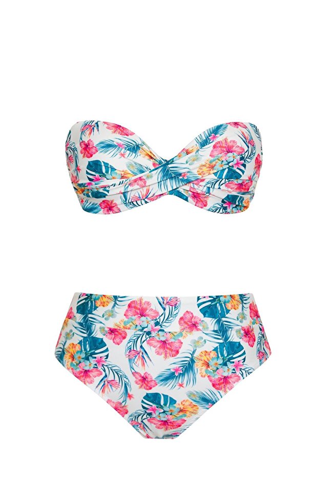 Περιστρεφόμενο ψηλόμεσο σετ μπικίνι - 2