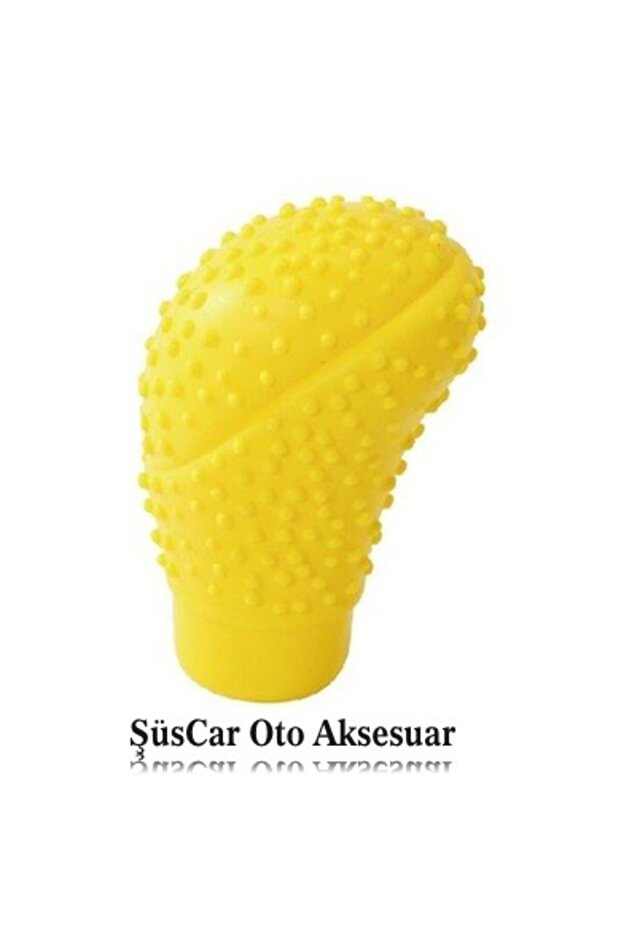 Yellow Massage Manual Gear Shift Knob Cover