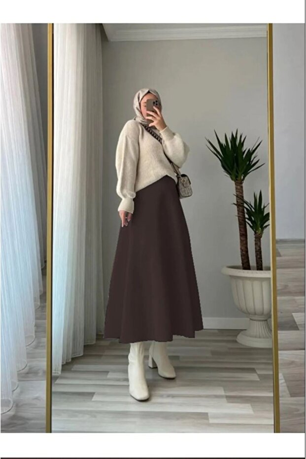 تنورة واسعة منتفخة - 1