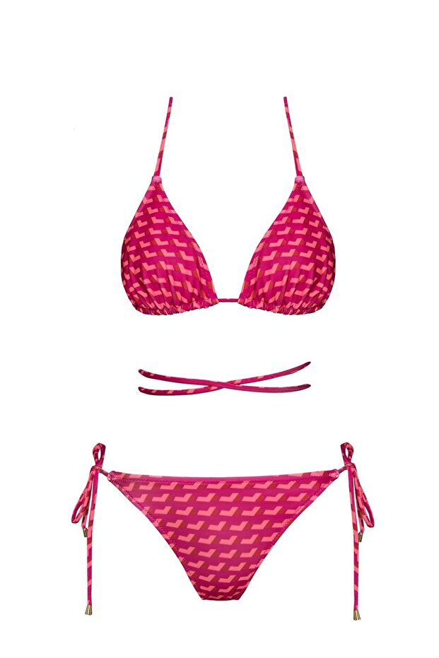 Brazilian Triangle String Bikini Set - 1