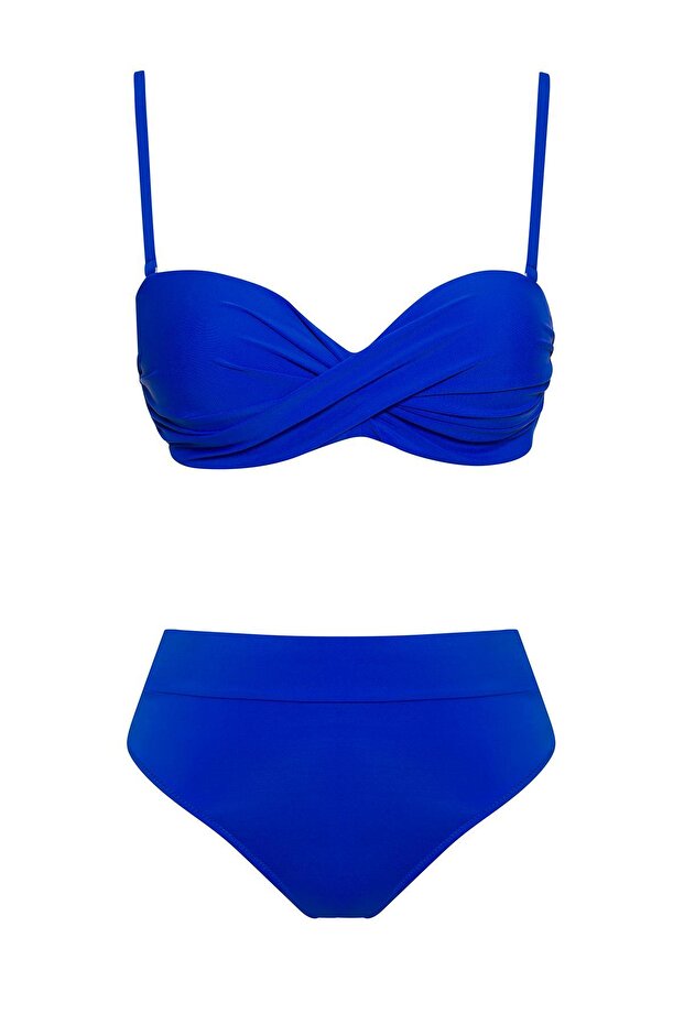 Περιστρεφόμενο ψηλόμεσο σετ μπικίνι - 1