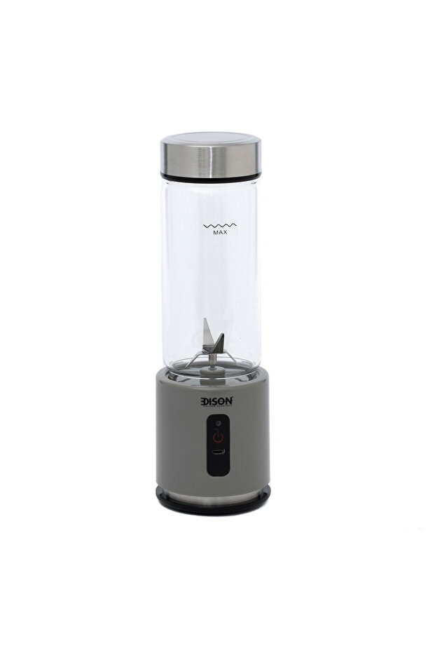 Portable Blender, 350ml, 100W - Grey - 1
