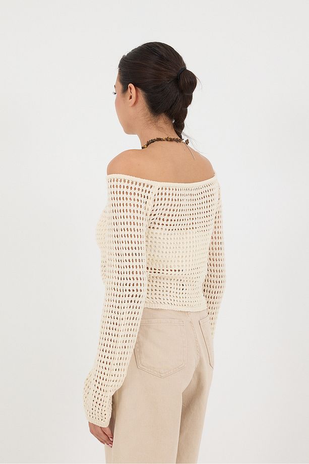 Ajurlu Crop Triko T10290-a3 - 4