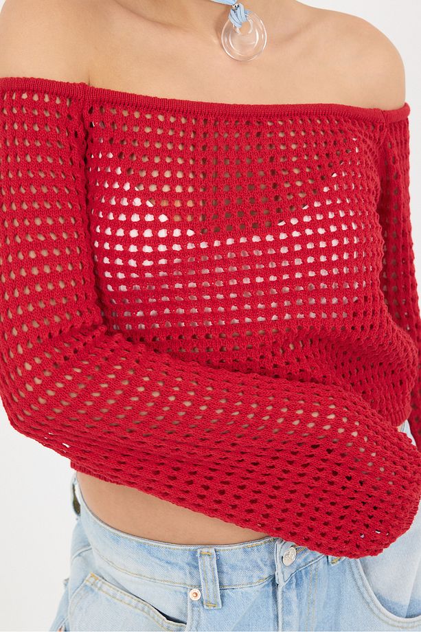 Ajurlu Crop Triko T10290-a3 - 3