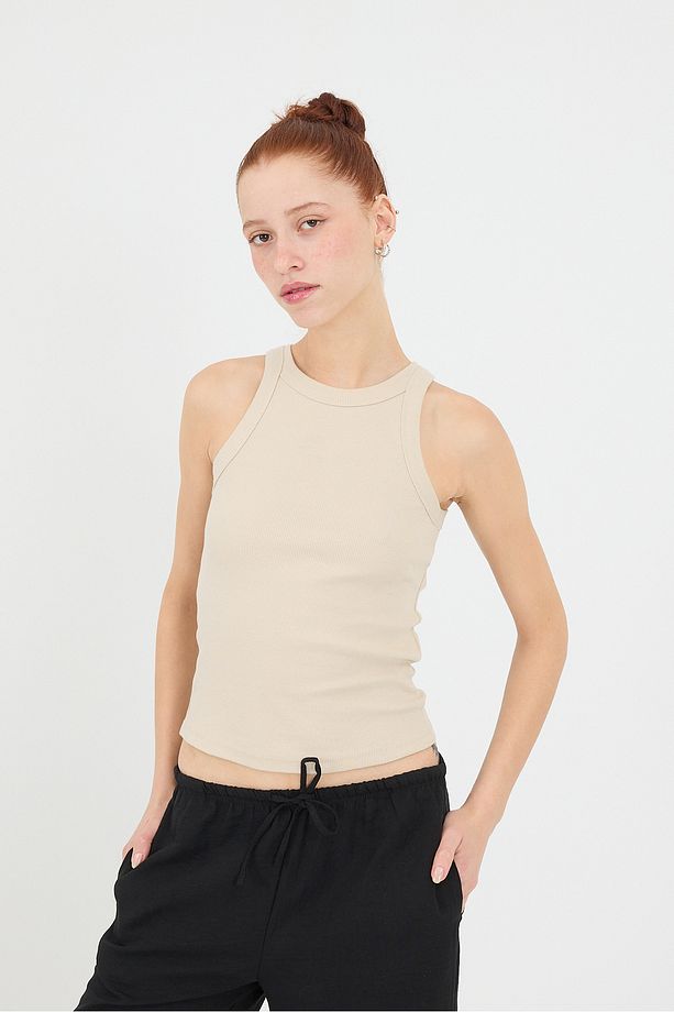 Halter Yaka Fitilli Atlet A13294-L7 - 1
