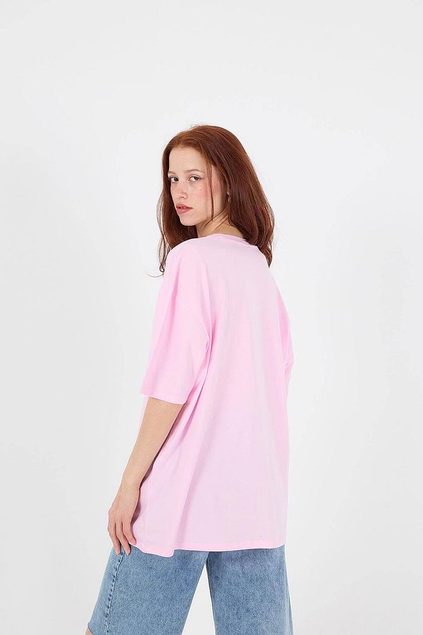 Bisiklet Yaka Basic T-shirt P10111-d7 - 5