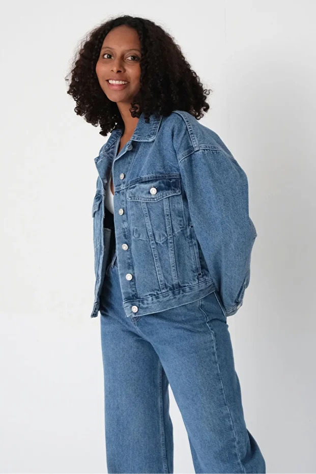 Cepli Denim Ceket C8345-s2 - 2