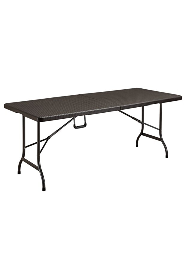 طاولة مستطيلة قابلة للطي ذات أرجل متينة وقوية - 1
