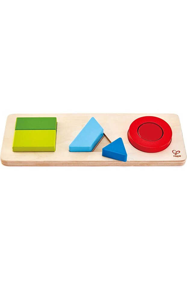 Geometry Puzzle, Wooden Geometric Shapes, Learning & Educational Puzzle, Wooden Toy, 7 Pieces - 4