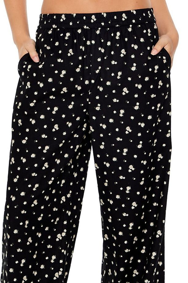 Çiçek Desenli Pijama Altı - 3