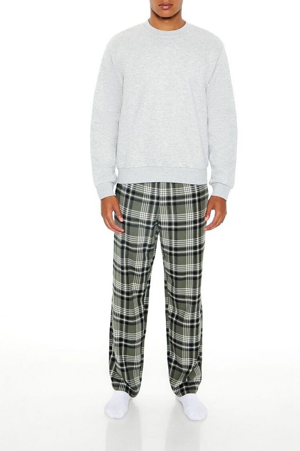 Ekose Desenli Pijama Altı - 2