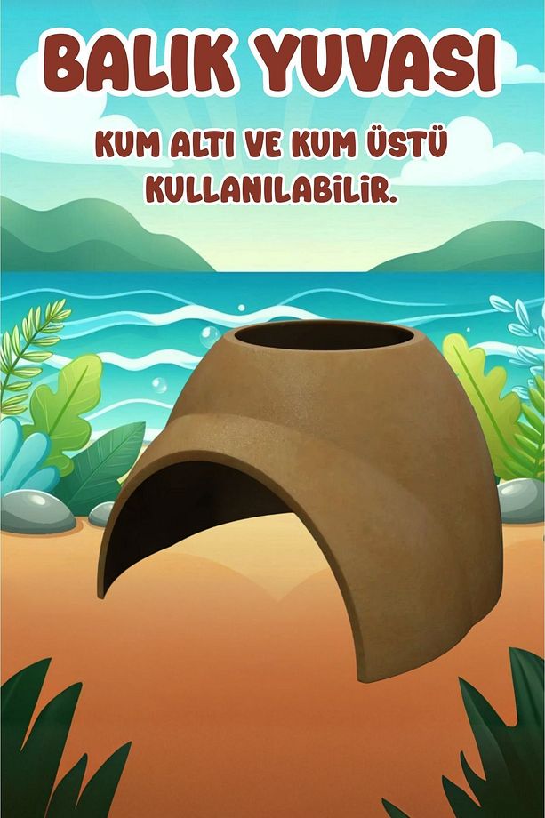Balık Yuvası / Testi / Yeraltı Gizleme Mağarası / Kum Üstü Balık Yuvası - 1