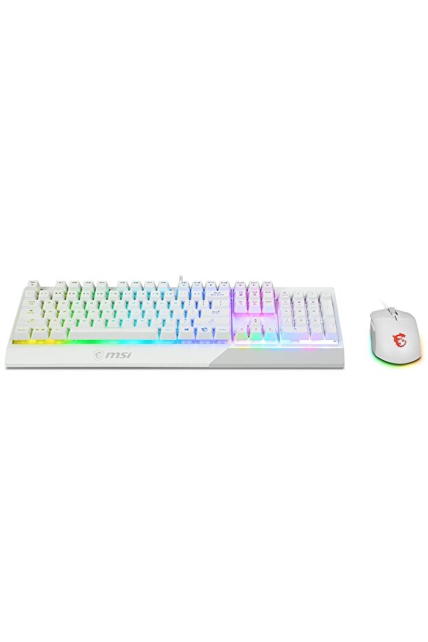 Vıgor Gk30 Combo Whıte Rgb Usb Beyaz Kablolu Gaming Klavye Mouse Set - 2